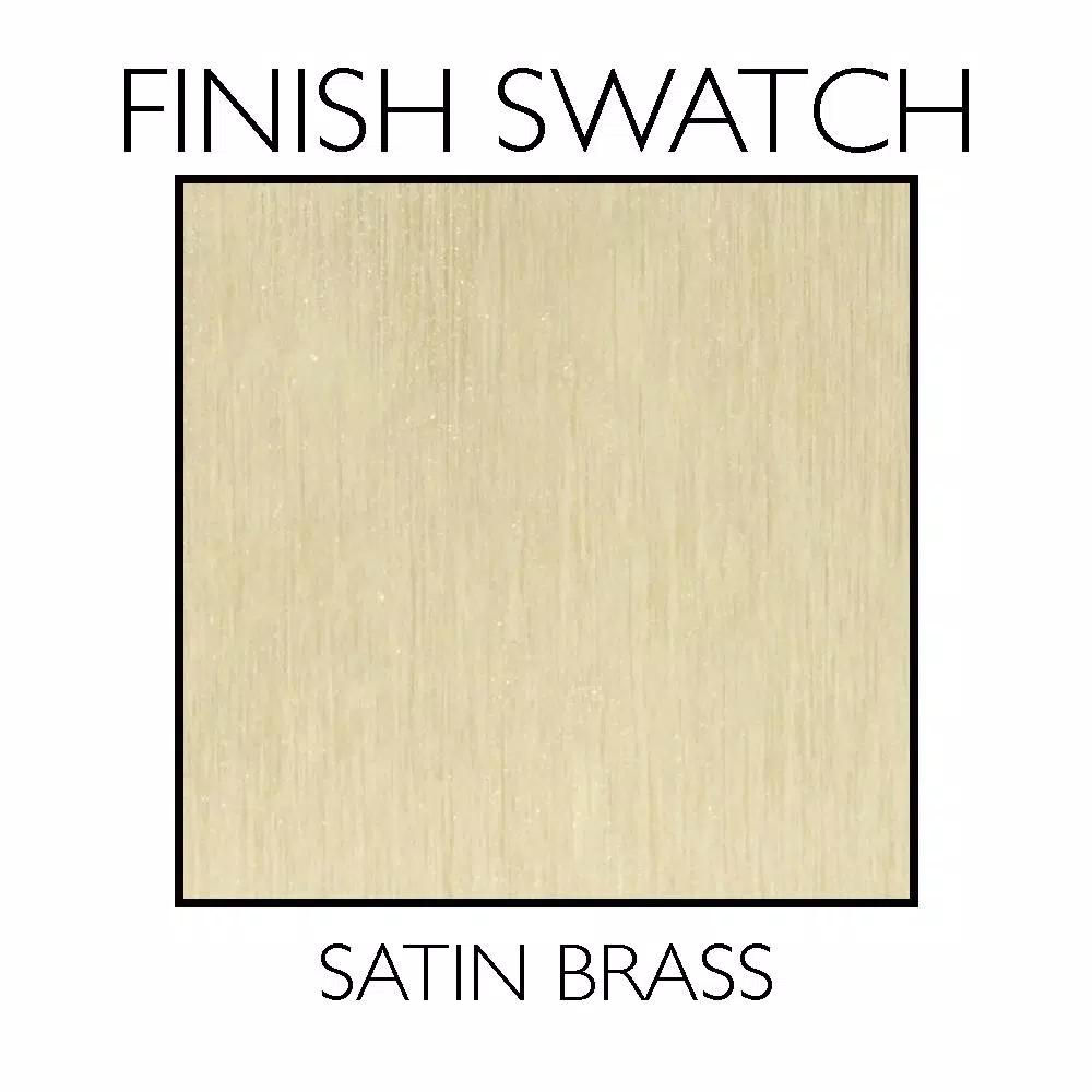 Design House 3.5 in. x 5/8 in. Radius Satin Brass Steel Door Hinges, 10-Pack