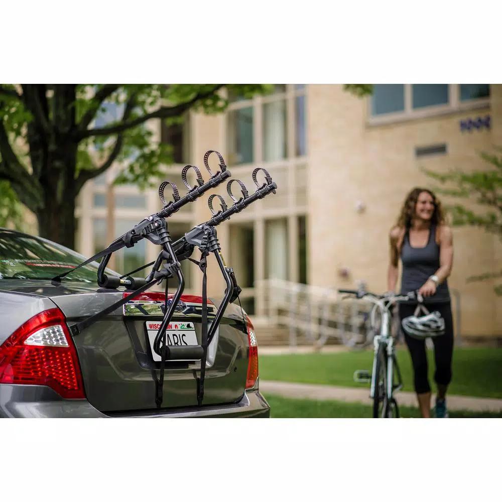 SARIS Sentinel 3-Bike Trunk Bike Rack, 105 lbs Capacity, Steel Construction