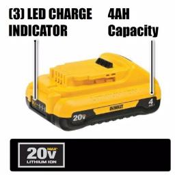 DEWALT 20V MAX XR Brushless 5 in. Random Orbital Sander Kit with 4.0 Ah Battery thumbnail 12