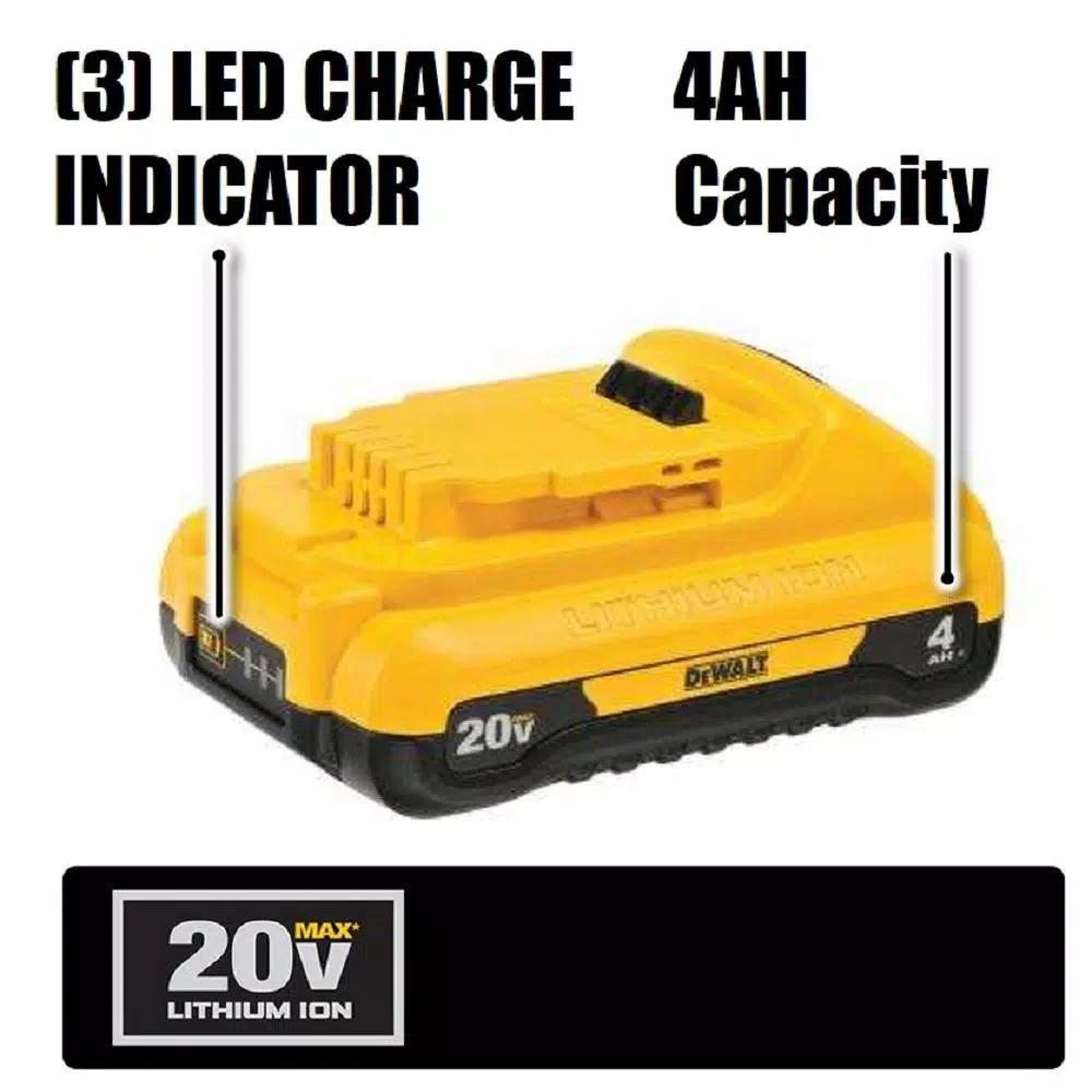 DEWALT 20V MAX XR Brushless 5 in. Random Orbital Sander Kit with 4.0 Ah Battery