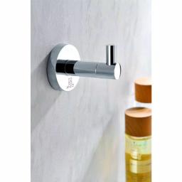ANZZI Caster Series Single Robe Hook, Polished Chrome thumbnail 3