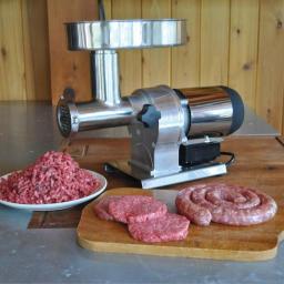 Weston Butcher Series #12 0.75 HP Electric Meat Grinder with Sausage Stuffing Kit thumbnail 2