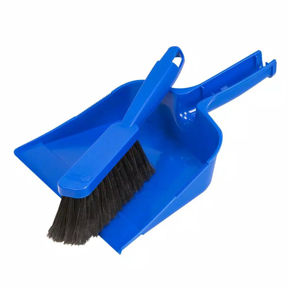 Quickie Dust Pan and Brush Set, 6-Pack - Multi-Purpose Cleaning Tool Set