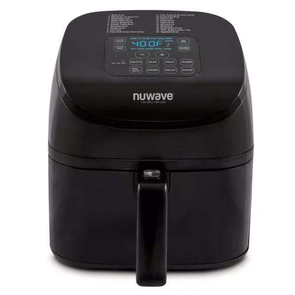 NuWave Brio Digital Air Fryer, 4.5 Qt., 1500W, Black