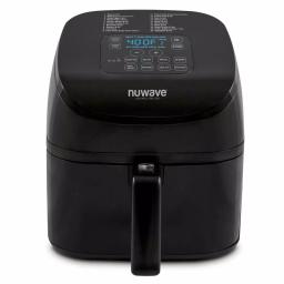 NuWave Brio Digital Air Fryer, 4.5 Qt., 1500W, Black thumbnail 1