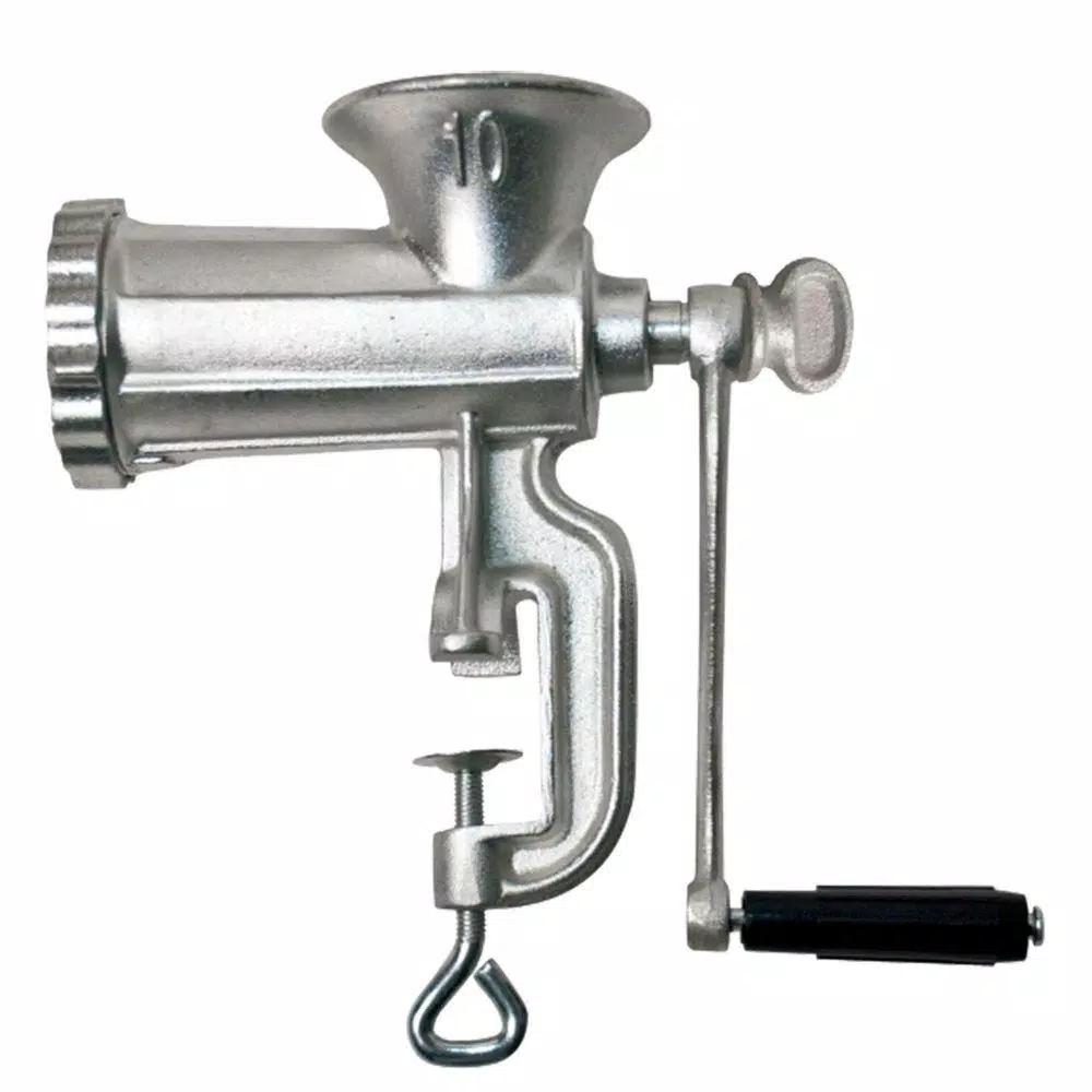 Chard Collection No. 10 400 Cast Iron Hand Meat Grinder with Stainless Steel Blade