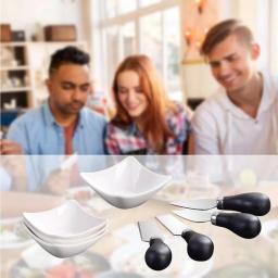 MALACASA 2.95-Inch White Porcelain Ramekins Set of 4, Ceramic Small Serving Bowls thumbnail 8