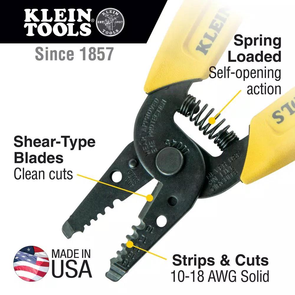 Klein Tools 3-Piece Electrical Tool Set with Non-Contact Voltage Tester, Multi-Bit Screwdriver and Wire Stripper