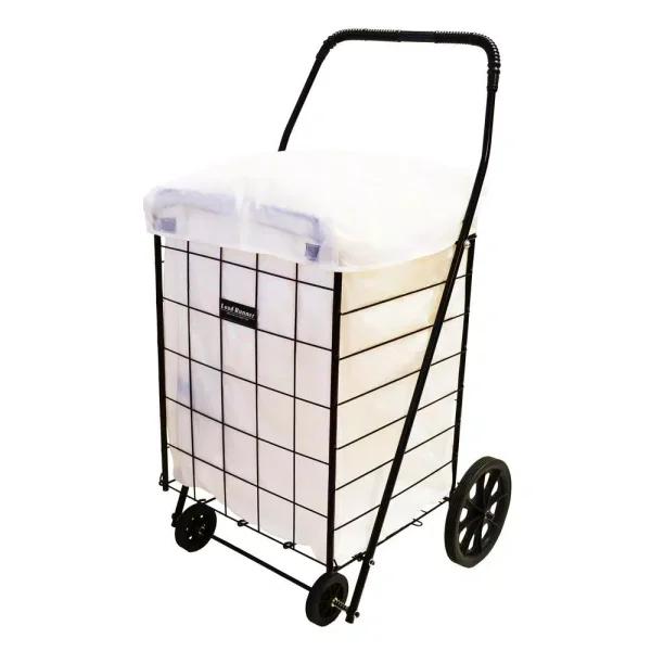 Easy Wheels Jumbo Hooded Carrier Liner - White