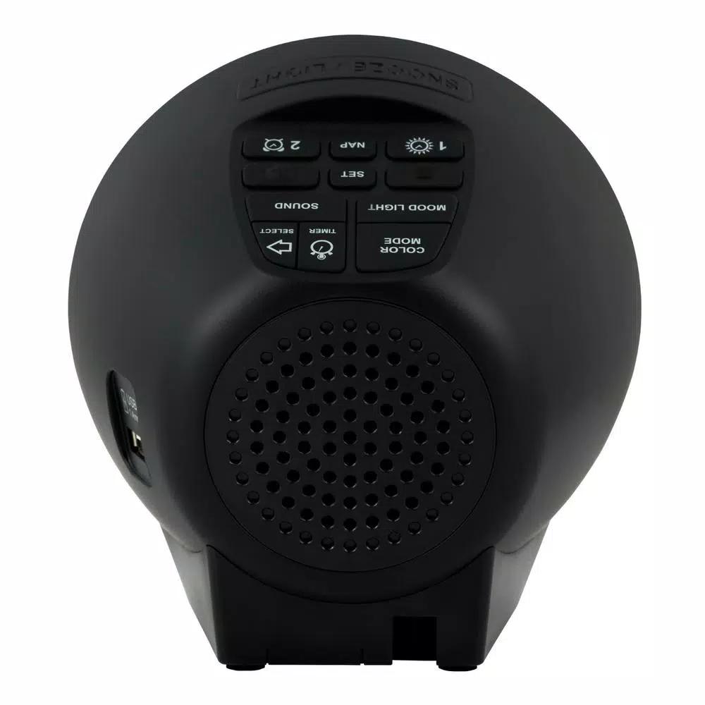 La Crosse Technology Mood Light Digital Alarm Clock with 5 Nature Sounds and USB Charging Port