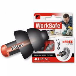 Alpine WorkSafe ThermoShape Earplugs - Reusable Silicone Hearing Protection with AlpineAcousticFilters thumbnail 2