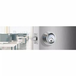 Universal Hardware Commercial ANSI Grade 1 Single Cylinder Heavy-Duty Industrial Deadbolt, Satin Chrome, 2-3/4 in. Backset thumbnail 4