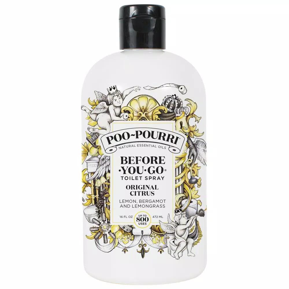 POO POURRI Poo-Pourri Original Citrus Toilet Air Freshener Spray, 16 oz. Refill