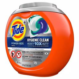 Tide Heavy Duty 10X Hygienic Clean Power Pods Laundry Detergent, Original Scent, 21-Count (4-Pack) thumbnail 3