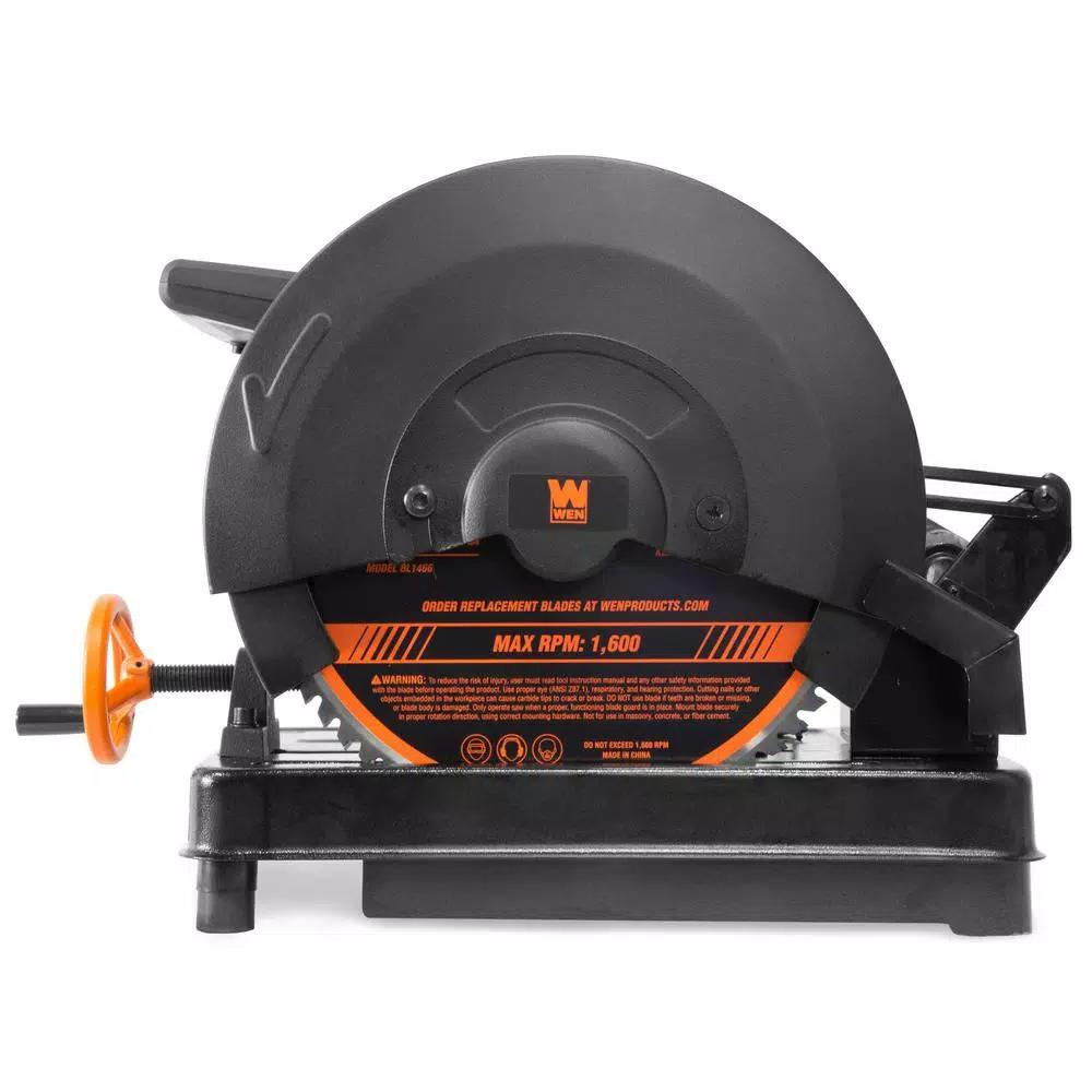 WEN 15 Amp 14 in. Multi-Material Cut-Off Chop Saw with Carbide-Tipped Blade