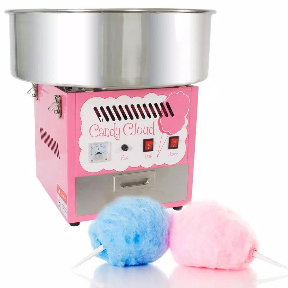 Funtime Popcorn Candy Cloud Cotton Candy Machine, Pink Countertop Floss Maker
