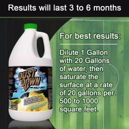 Eco Clean Dust Down Poly Pro 1 Gal. Dust Suppressant & Mineral Modifier thumbnail 6