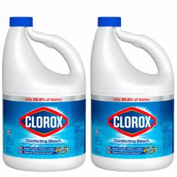 Clorox Regular Concentrated Liquid Bleach, 121 oz (2-Pack) thumbnail 1