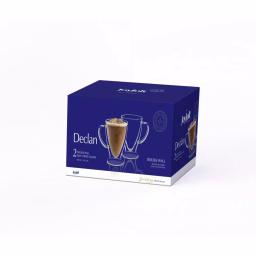 JoyJolt Declan 10 oz. Double Wall Insulated Borosilicate Glass Coffee Mugs (Set of 4) thumbnail 4