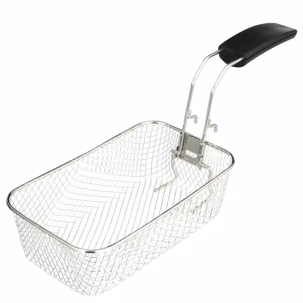 Presto ProFry 12-Cup Deep Fryer, 1800W Electric Immersion Element with 2 Oblong Baskets