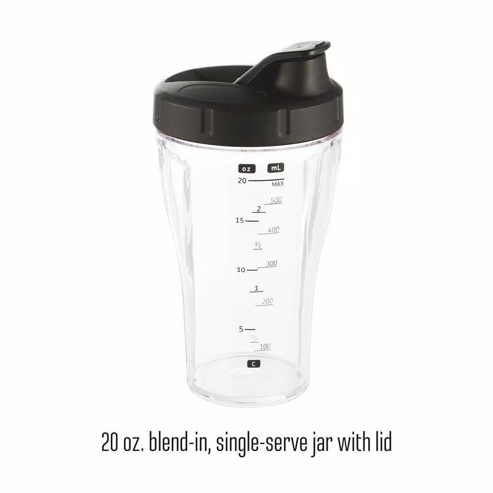 Weston Pro Series 11-Speed Blender with Sound Shield, 32 oz. Shatterproof Jar & 20 oz. Travel Jar, Stainless Steel