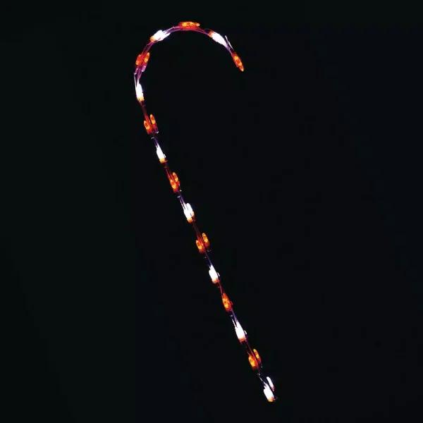 HOLIDYNAMICS HOLIDAY LIGHTING SOLUTIONS 42 in. Holidynamics Christmas LED Candy Cane Single Bar Outdoor Lighted Sculpture