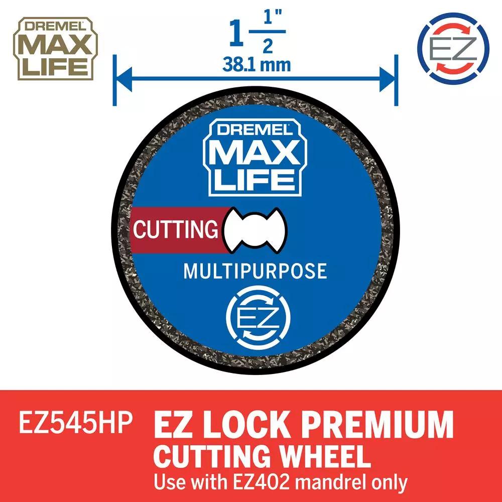 Dremel EZ Lock High Performance Diamond Wheel Grinding and Cut-Off Wheel