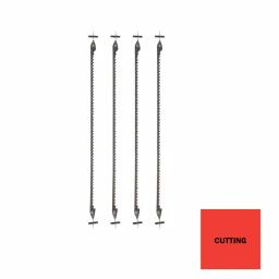 Dremel 4 in. Moto-Saw Side Cut Blades for Wood, Plastic, Foam, and Carpet (4-Pack) thumbnail 2