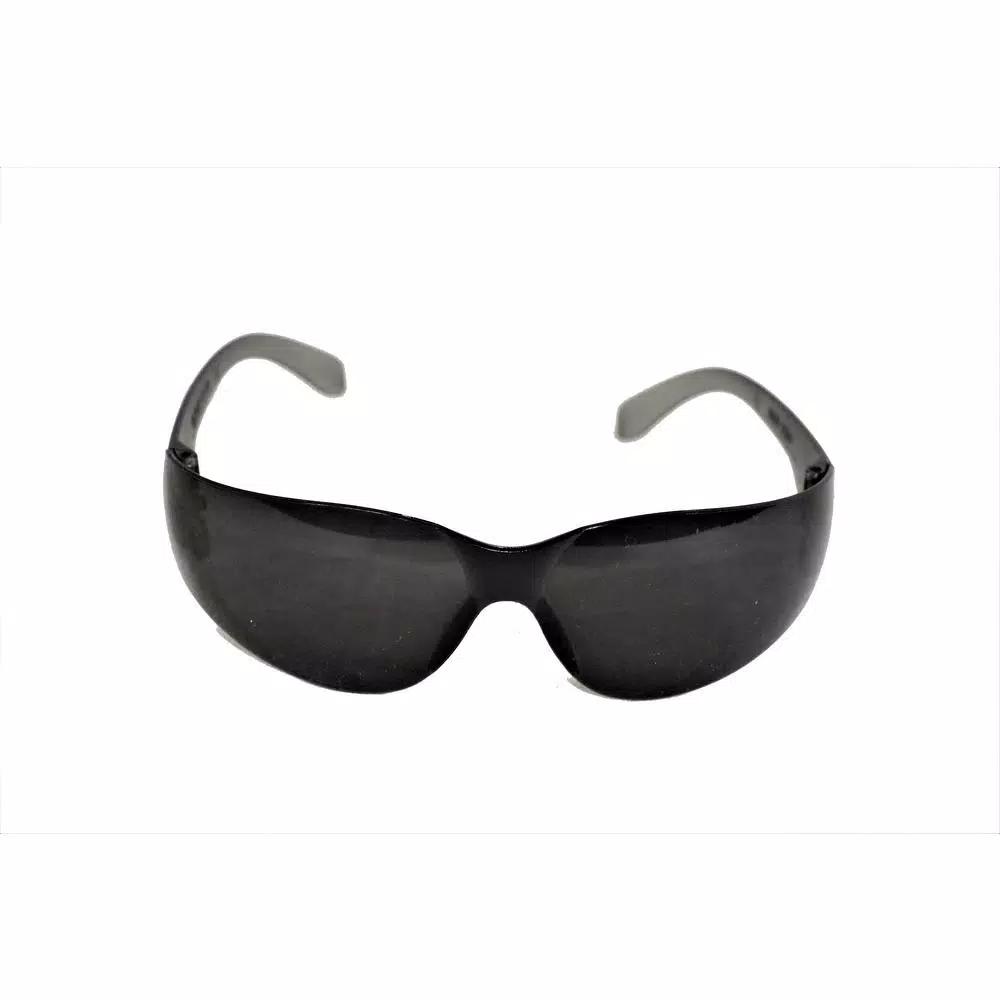 G & F Products EyePRO Smoke Safety Goggles, Scratch, Impact and Ballistic Resistant, 12 Pack, Dark Grey