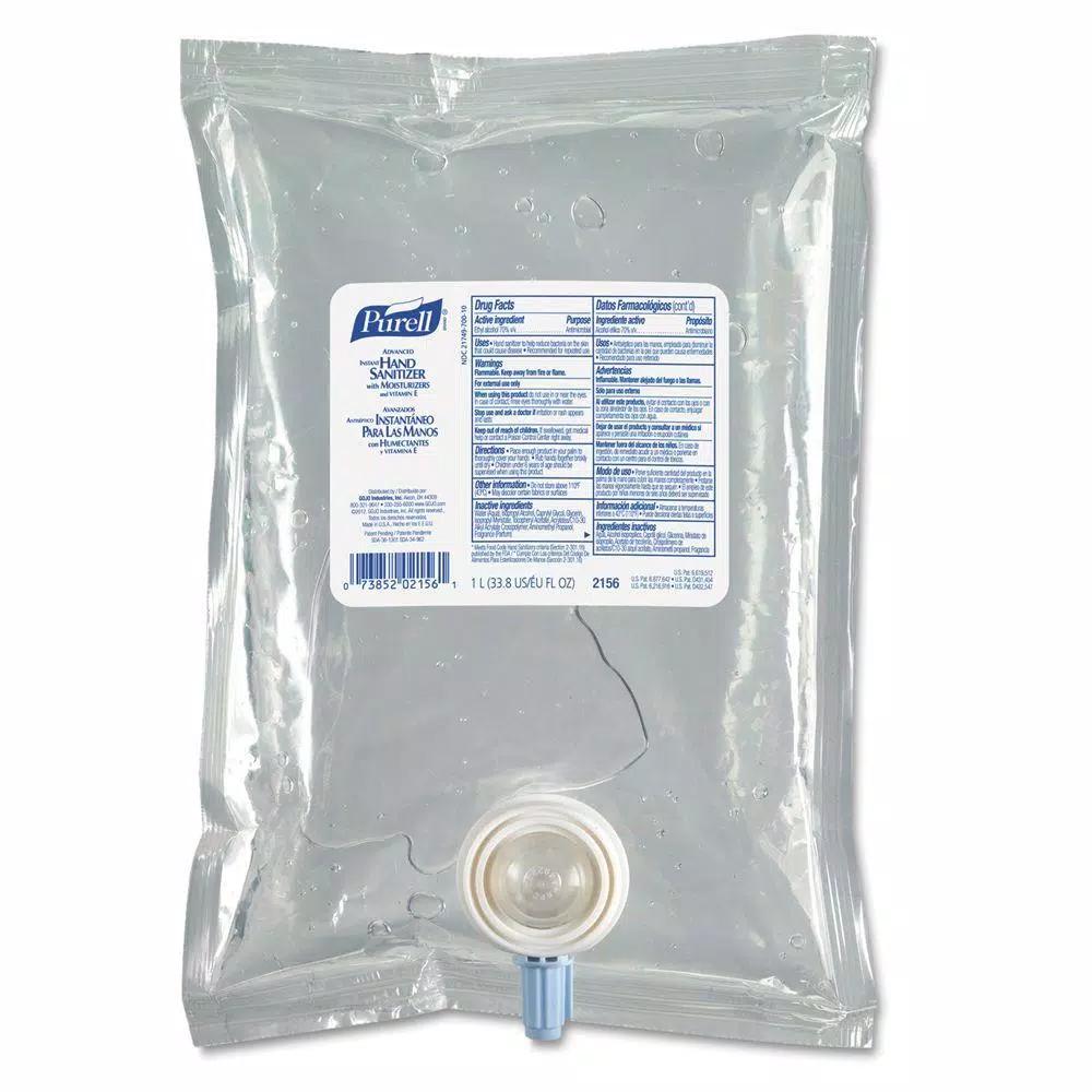 Purell Gojo PURELL Advanced NXT Instant Hand Sanitizer Refill 1000 mL Bag (Case of 4)
