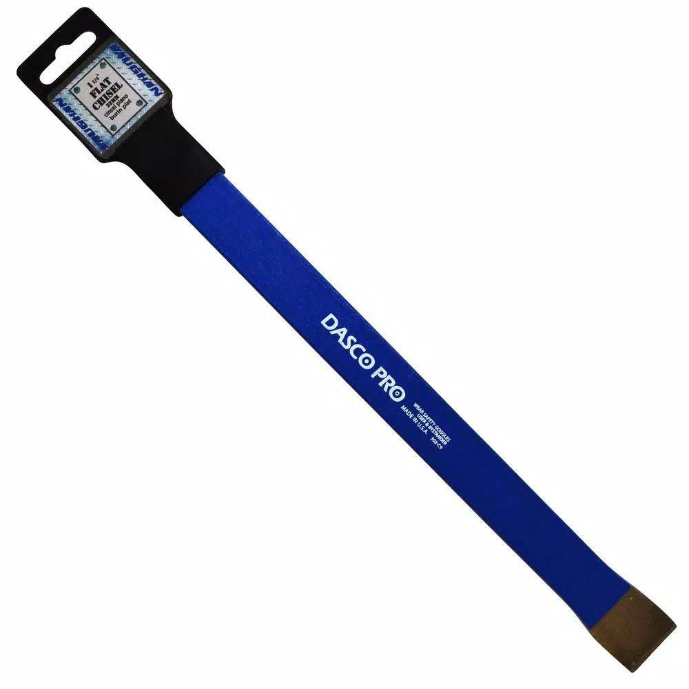 Dasco Pro 1-1/4 in. x 12 in. Flat Utility Chisel, Forged Steel