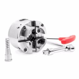 WEN 2.75 in. 4-Jaw Self-Centering Keyed Lathe Chuck Set with 1 in. x 8 TPI Thread thumbnail 1