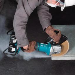 Makita 18V X2 LXT (36V) 9 in. Brushless Paddle Switch Angle Grinder Kit with 5.0 Ah Batteries & Grinding Wheels thumbnail 14