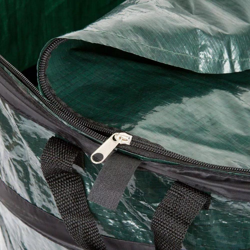 Wakeman Outdoors 33 Gal. Collapsible Camping Trash Bin, Green