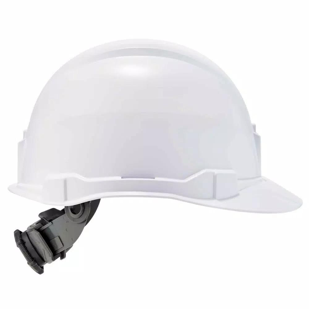 Ergodyne Skullerz 8970 Class E White Cap Style Hard Hat with Ratchet Suspension