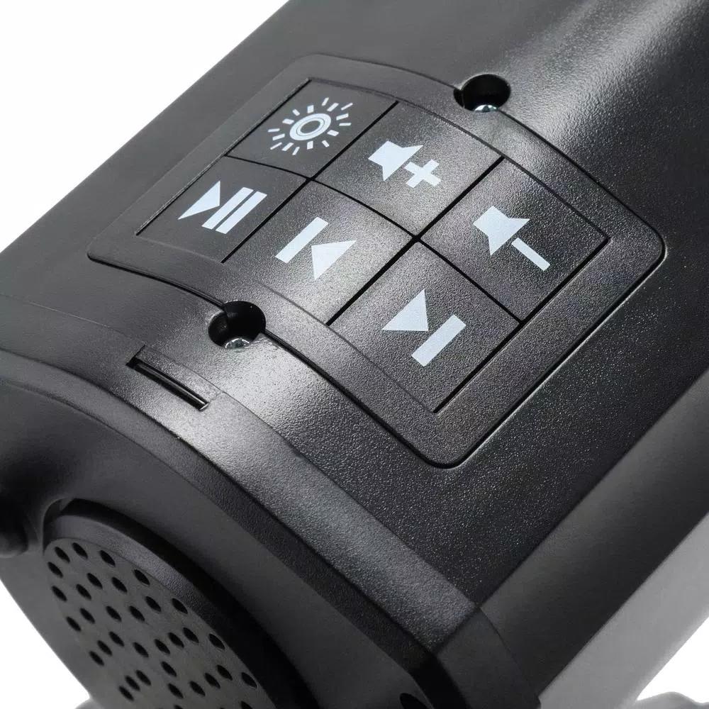 LightShow Multi-Color Whirl-A-Motion Holiday LightSync Projector with Sound Projection and Stake