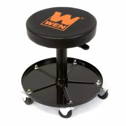 WEN 300 lb. Capacity Pneumatic Rolling Mechanic Stool with Tool Tray thumbnail 1