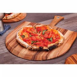 Ironwood Gourmet Acacia Wood Pizza Peel - 14 Inch Serving Board & Pizza Tool thumbnail 5
