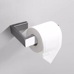 Boyel Living Stainless Steel 4-Piece Bathroom Accessories Set - Silver Wall Mounted Hardware Kit thumbnail 4