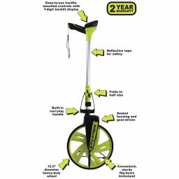 Calculated Industries DigiRoller Plus III 12.5 in. Digital Measuring Wheel thumbnail 11
