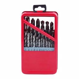 Professional Woodworker 33-Piece HSS High Speed Steel Drill Bit Set with Metal Storage Case thumbnail 2