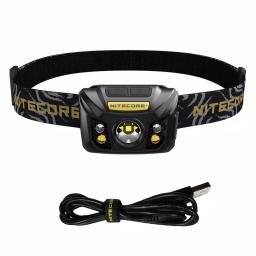 NITECORE NU32 USB Rechargeable LED Headlamp, 550 Lumens, Red Light & High CRI Auxiliary LEDs thumbnail 1