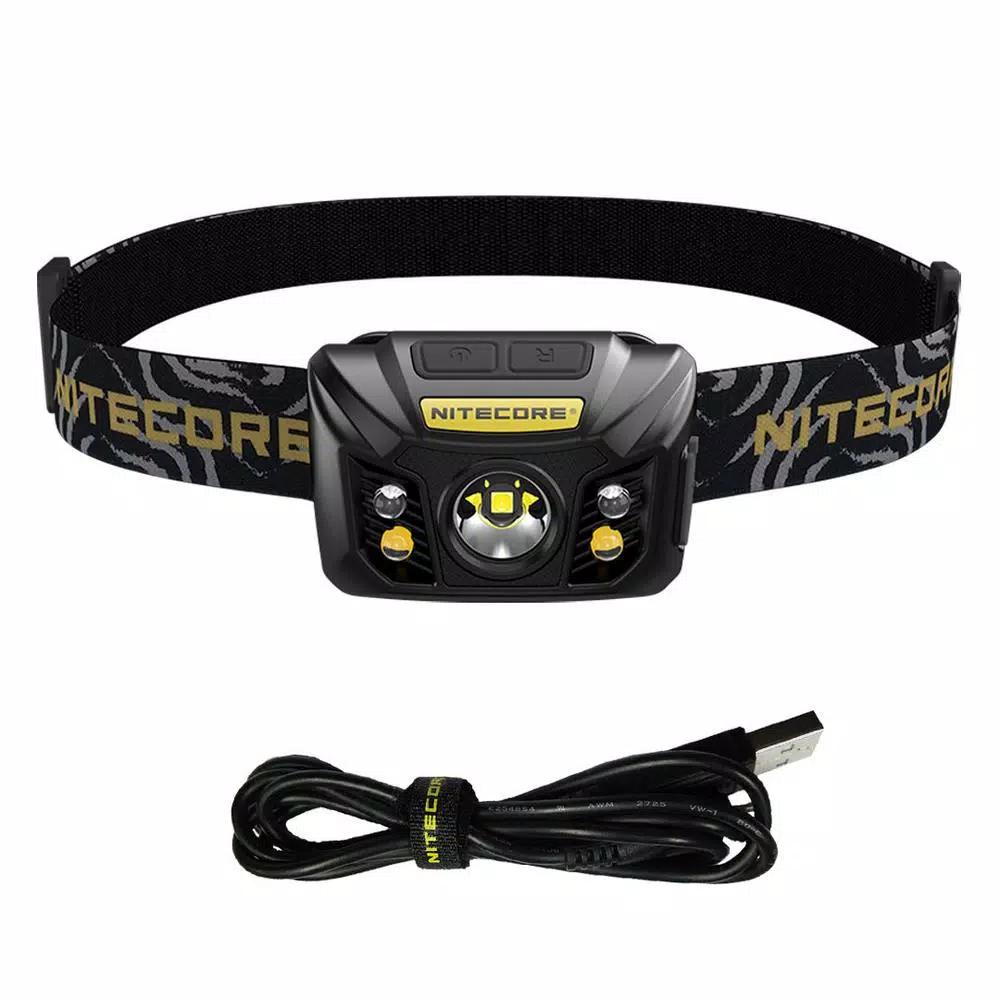 NITECORE NU32 USB Rechargeable LED Headlamp, 550 Lumens, Red Light & High CRI Auxiliary LEDs