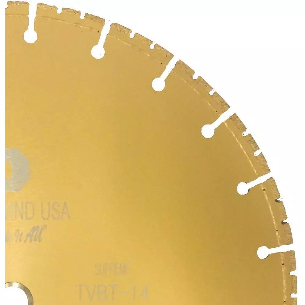 Whirlwind USA 14 in. 72-Teeth Segmented Diamond Blade for Metal and Plastic Cutting