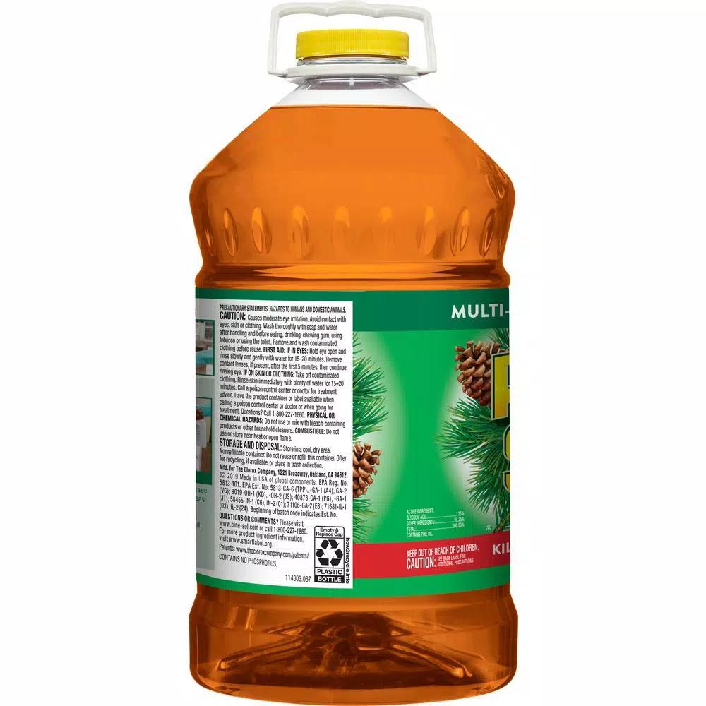 Pine-Sol Original Pine All Purpose Multi-Surface Cleaner, Concentrated Disinfectant, 144 oz.