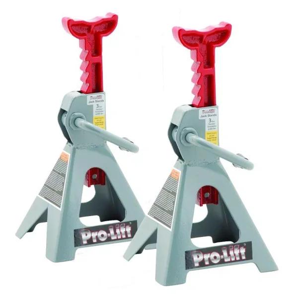 Pro-Lift T-6903 3-Ton Jack Stands with Ductile Cast Iron Ratchet Bar (Pair)