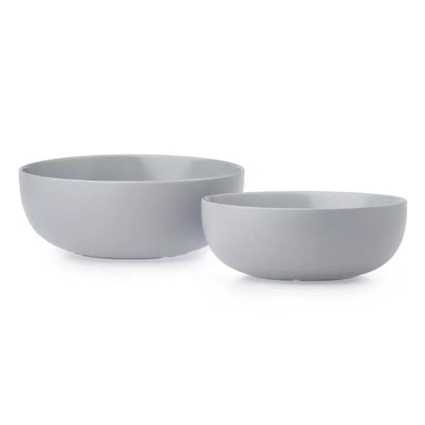 CorningWare 2-Piece Stoneware Mixing Bowl Set, Ash