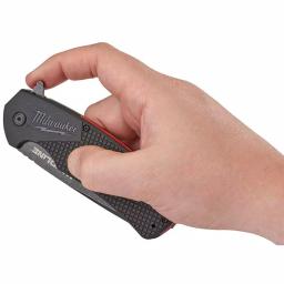 Milwaukee Hardline 3.5 in. D2 Steel Smooth Blade Folding Pocket Knife thumbnail 6