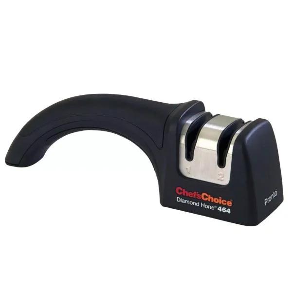 Chef'sChoice Pronto Diamond Manual Knife Sharpener, 2-Stage, Black