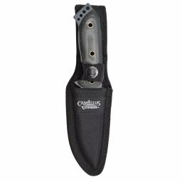 Camillus 7.75 in. Tanto Fixed Blade Knife with Carbonitride Titanium Coating and Micarta Handle thumbnail 3